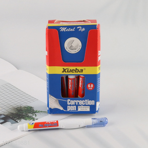 Good Quality 6ml Non-Toxic Correction Fluid Correction Pen for Kids Students