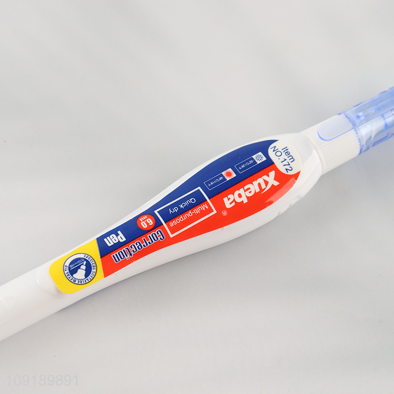 Wholesale 6ml Non-Toxic Correction Fluid Correction Pen Student School Stationery