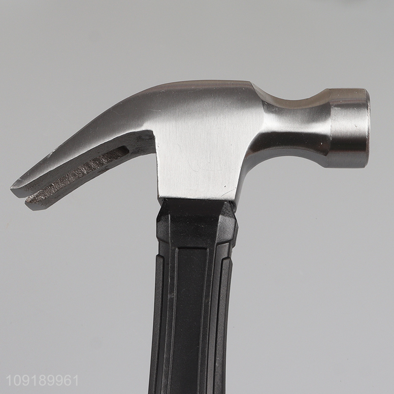 Yiwu market professional hardware tool claw hammer with non-slip handle