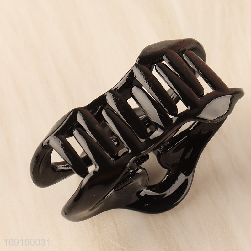 Good Quality 2 Pieces Black Hair Claw Clips for Women Girls