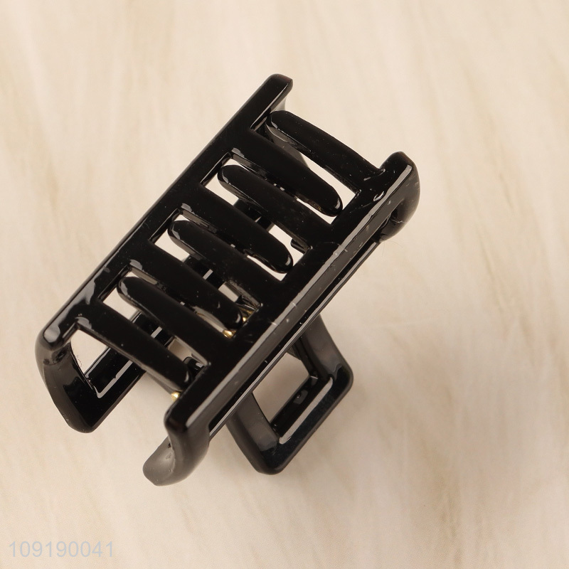 New Arrival 2 Pieces Black Hair Claw Clips Plstic Hair Jaw Clips