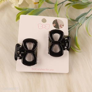Hot Selling 2 Pieces Black Hair Claw Clips Hair Accessories