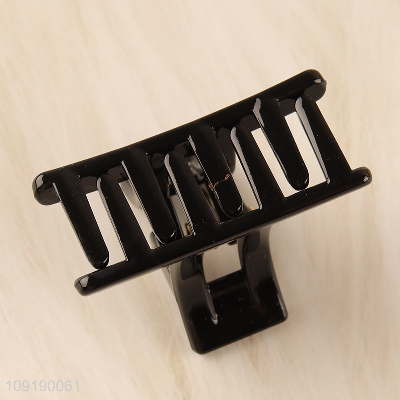 Factory Direct Sale 2 Pieces Black Hair Claw Clips Hair Clamps