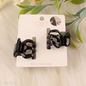 High Quality 2 Pieces Black Hair Claw Clips Small Hair Clips