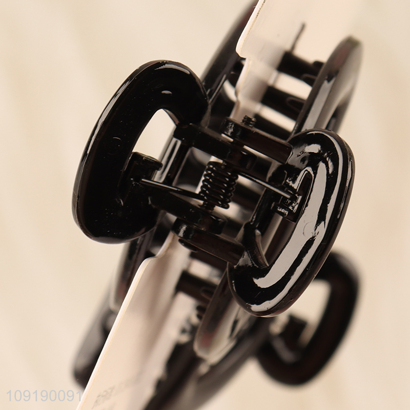 Wholesale 2 Pieces Black Hair Claw Clips Strong Hold Hair Clamps