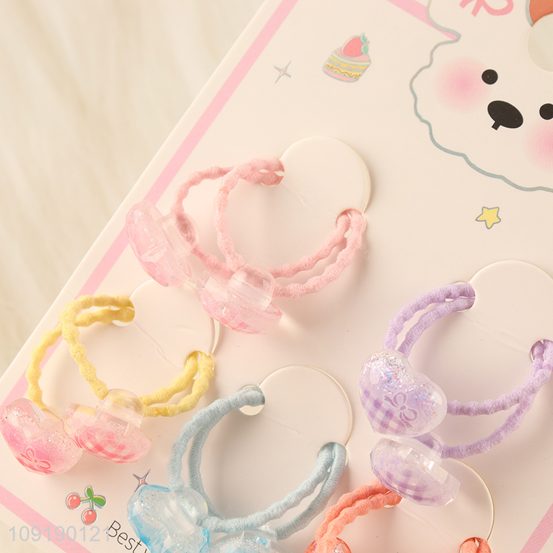 Hot Selling Elastic Hair Ties Cute Ponytail Holders for Girls