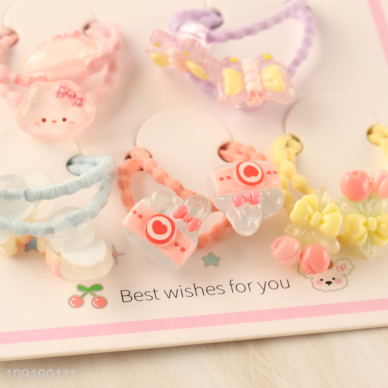 New Arrival Toddlers Hair Ties Elastic Hair Bands for Girls