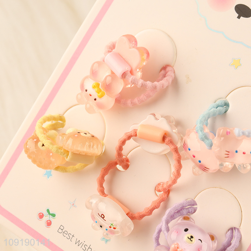 High Quality Cute Elastic Hair Ties for Kids Girls Toddlers