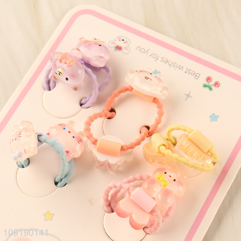High Quality Cute Elastic Hair Ties for Kids Girls Toddlers