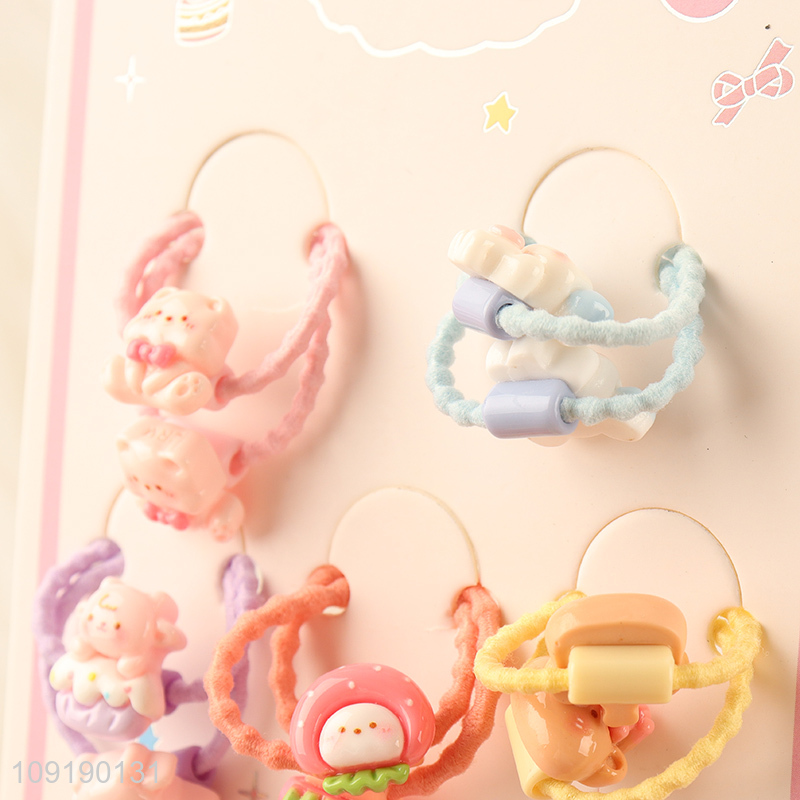 New Product Cute Hair Ties Elastic Hair Ties for Kids Girls