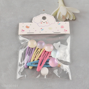 New Arrival Candy Colored Hair Clips Kids Cute Hair Clips