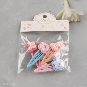 New Product Candy Colored Hair Clips Kawaii Girl Hair Clips
