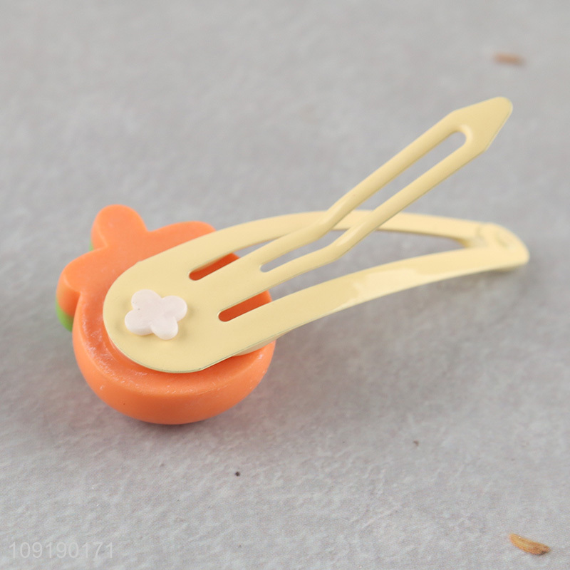 Hot Selling Candy Colored Hair Clips Cute Non-Slip Hair Clips