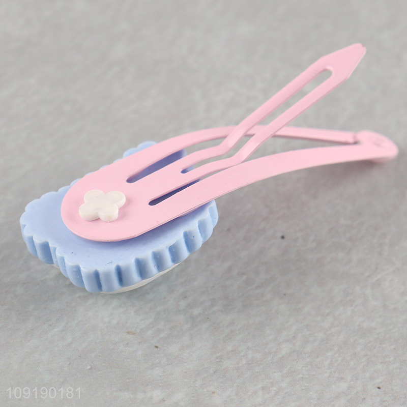 New Product Candy Colored Hair Clips Kawaii Girl Hair Clips