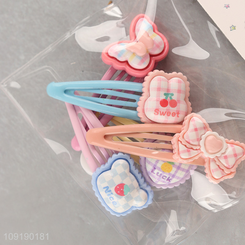 New Product Candy Colored Hair Clips Kawaii Girl Hair Clips