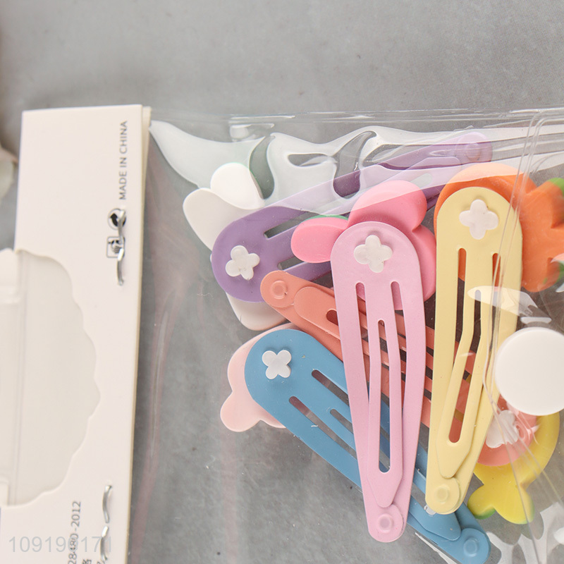 Hot Selling Candy Colored Hair Clips Cute Non-Slip Hair Clips