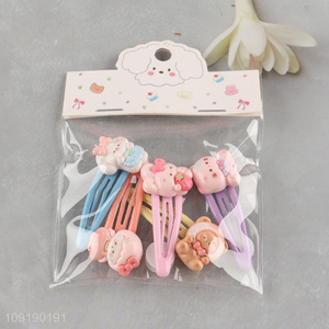 Factory Supply Candy Colored Hair Clips Cute Hair Accessories