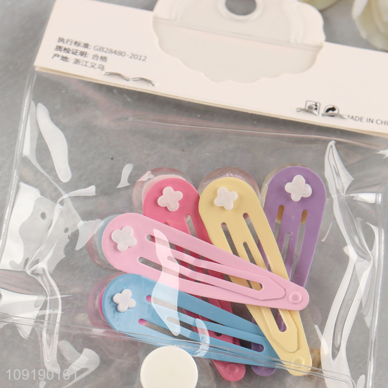 New Arrival Candy Colored Hair Clips Kids Cute Hair Clips