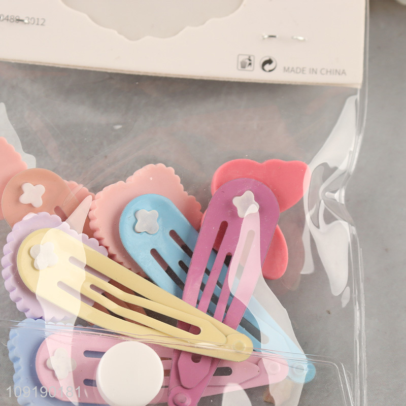 New Product Candy Colored Hair Clips Kawaii Girl Hair Clips