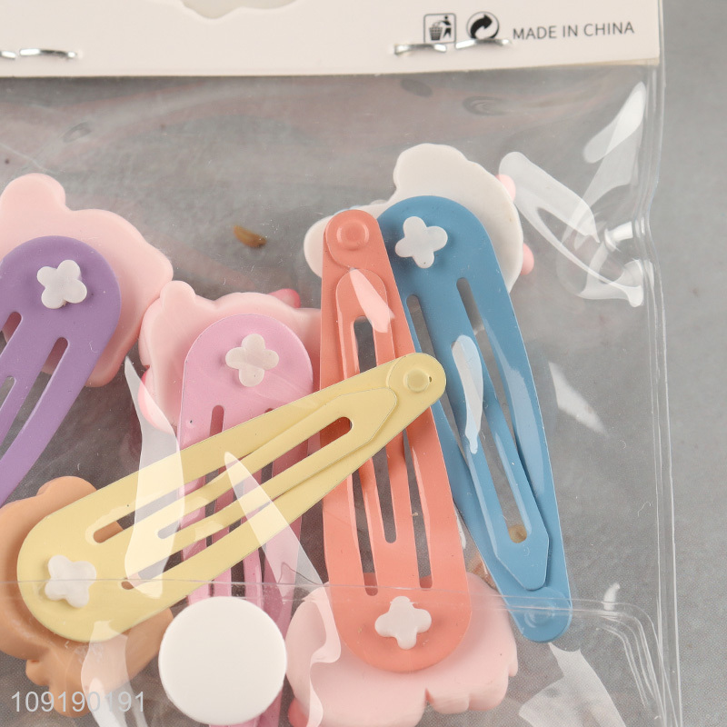 Factory Supply Candy Colored Hair Clips Cute Hair Accessories