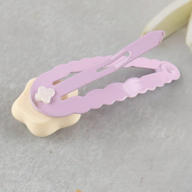 China Imports Girl Hair Clips Candy Colored Cute Hair Clips