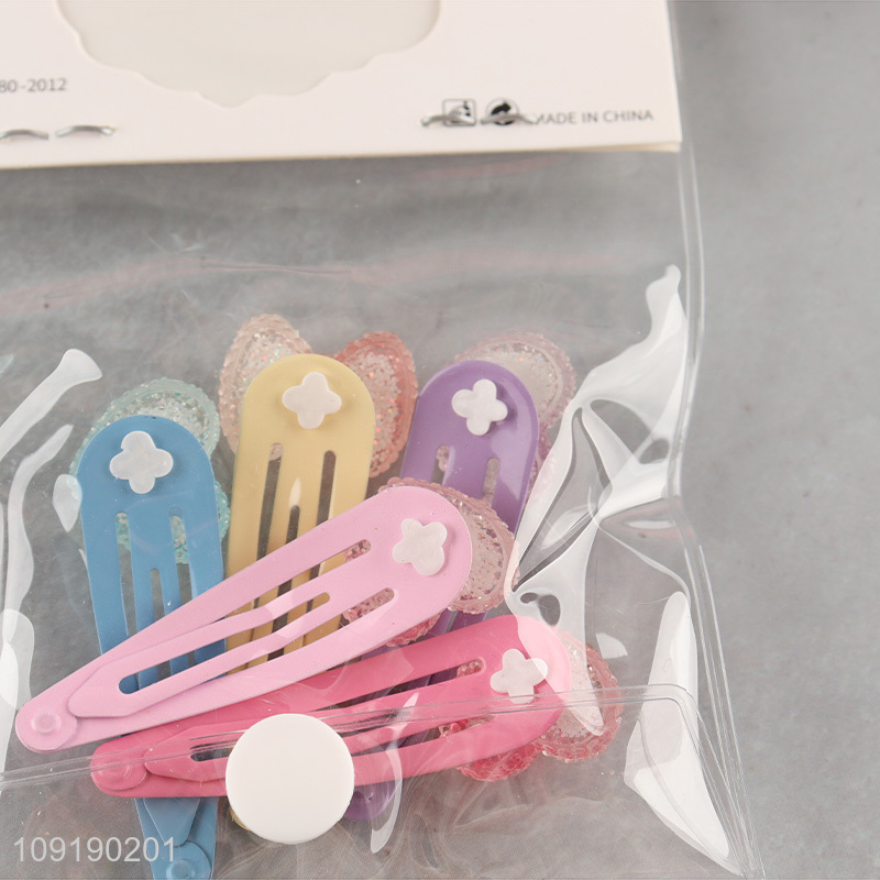 Factory Price Girl Cute Hair Clips Candy Colored Hair Clips