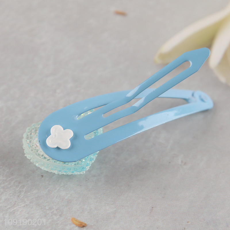 Factory Price Girl Cute Hair Clips Candy Colored Hair Clips