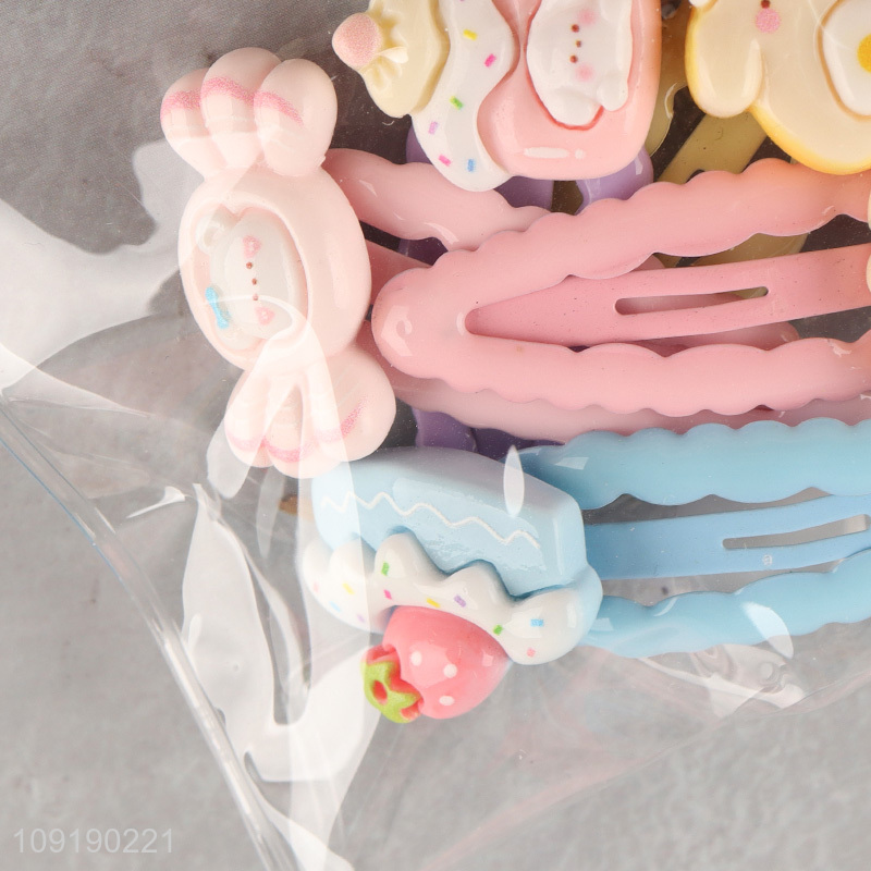 High Quality Cute Hair Clips Candy Colored Hair Accessories