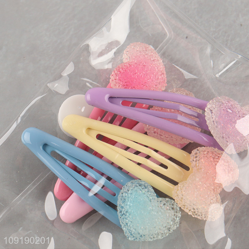 Factory Price Girl Cute Hair Clips Candy Colored Hair Clips