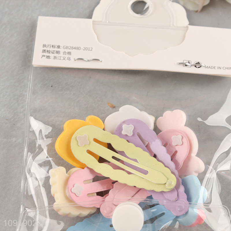 High Quality Cute Hair Clips Candy Colored Hair Accessories