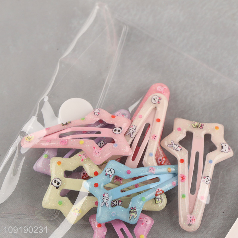 Online Wholesale Star Hair Clips Snap Hair Clips for Girls