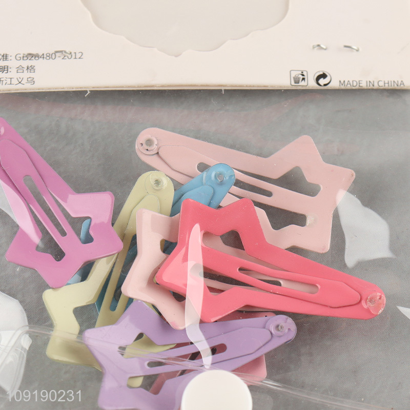 Online Wholesale Star Hair Clips Snap Hair Clips for Girls