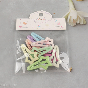 Factory Price Cute Star Hair Clips Non-Slip Hair Accessories