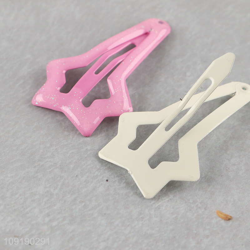 Factory Price Cute Star Hair Clips Non-Slip Hair Accessories
