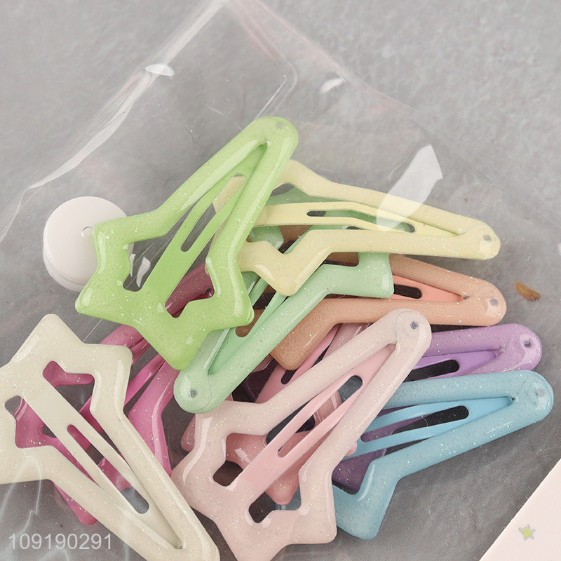 Factory Price Cute Star Hair Clips Non-Slip Hair Accessories