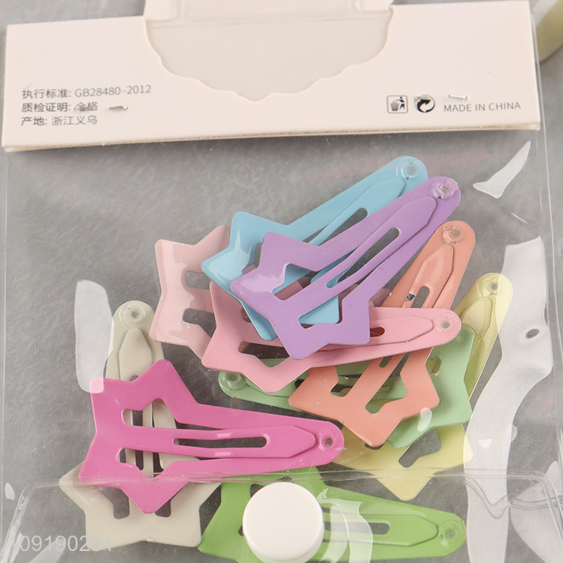 Factory Price Cute Star Hair Clips Non-Slip Hair Accessories