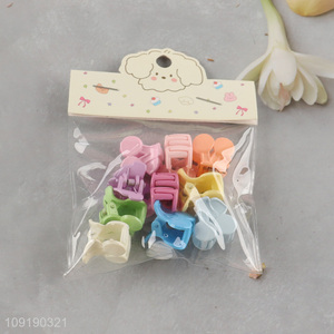 Hot Selling Colorful Small Hair Claw Clips Non-Slip Jaw Clips