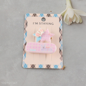 Online Wholesale Girl Cute Hair Clips Cute Acrylic Hair Clips