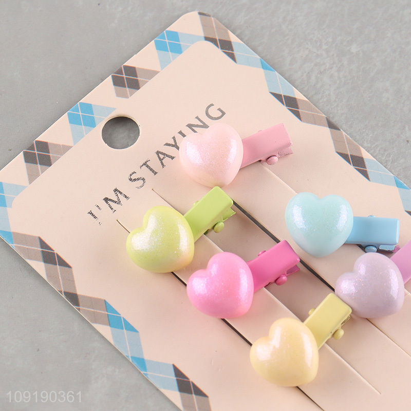New Arrival Cute Hair Clips Resin Hair Clips for Little Girls