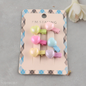 New Arrival Cute Hair Clips Resin Hair Clips for Little Girls