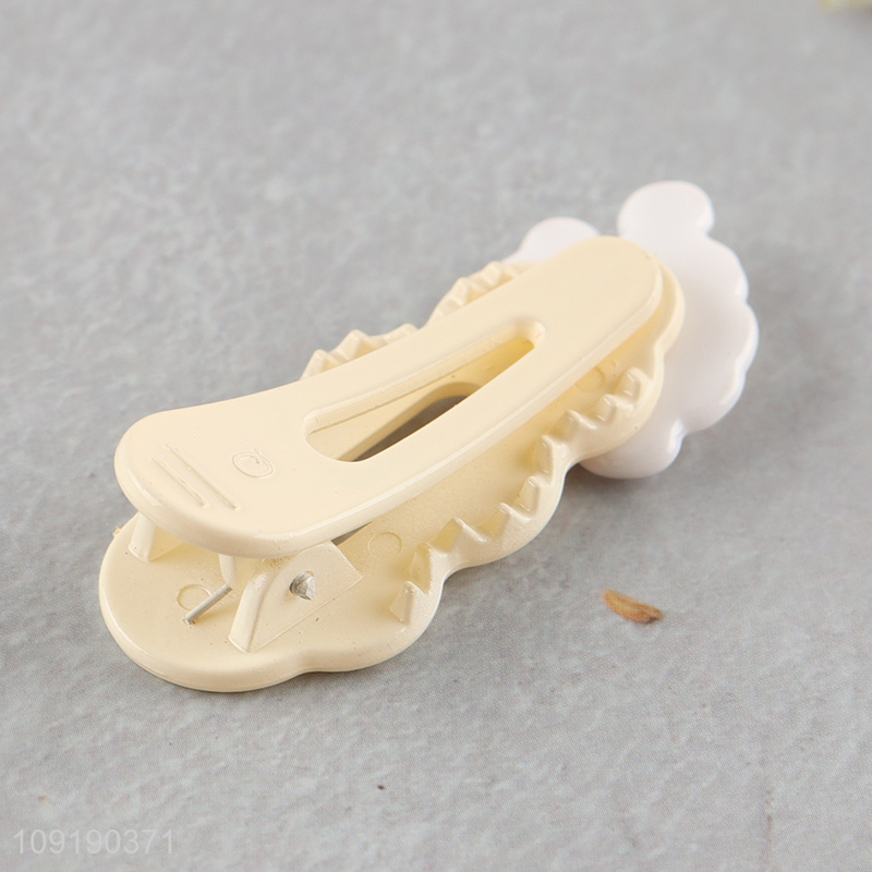 Hot Selling Girls Hair Clips Cute Non-Slip Acrylic Hair Clips