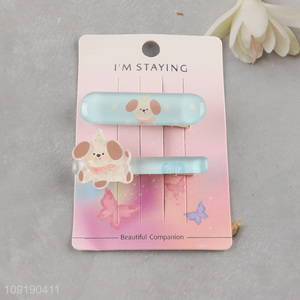 China Imports Girl Cute Hair Clips Cute Acrylic Hair Clips