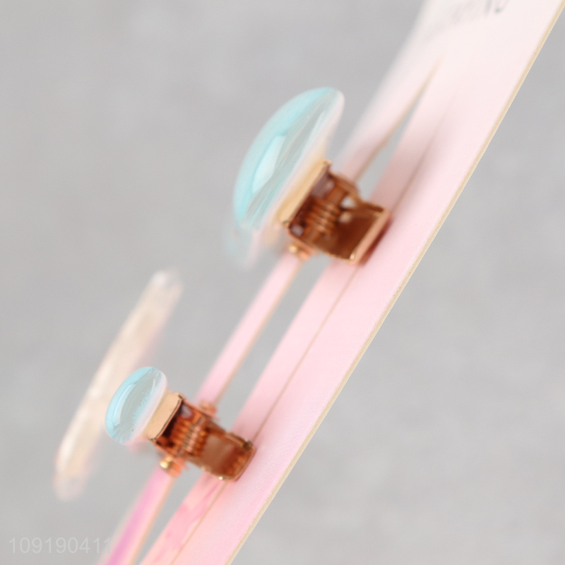 China Imports Girl Cute Hair Clips Cute Acrylic Hair Clips