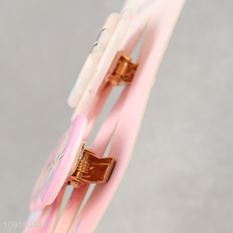 Good Quality Girls Hair Clips Cute Non-Slip Acrylic Hair Clips
