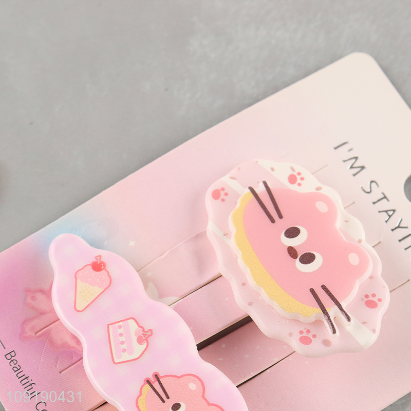 Online Wholesale Cute Hair Clips Acrylic Hair Clips for Girls
