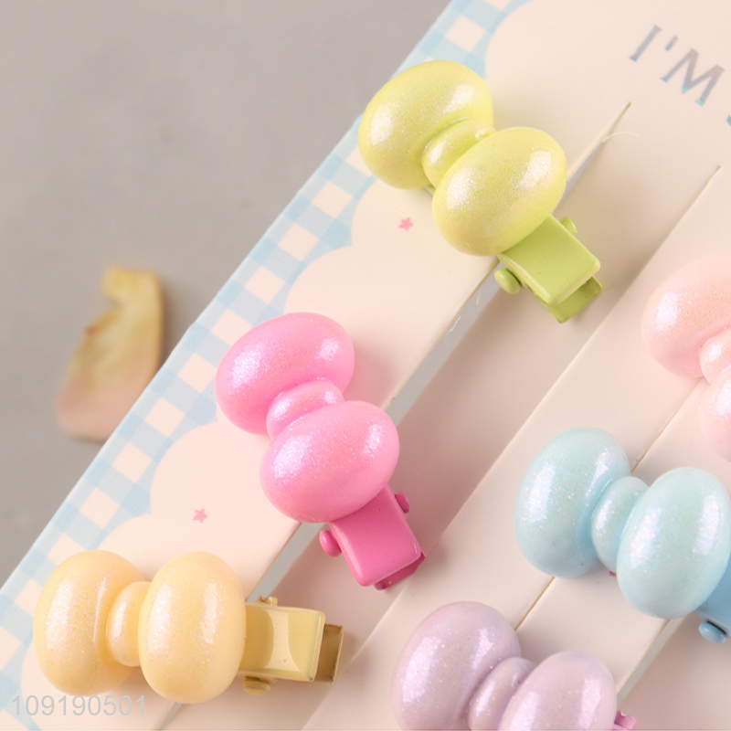 China Imports Cute Hair Clips Resin Hair Clips for Little Girls