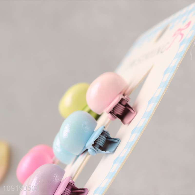 China Imports Cute Hair Clips Resin Hair Clips for Little Girls
