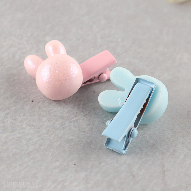 Factory Supply Girls Hair Clips Cute Non-Slip Resin Hair Clips