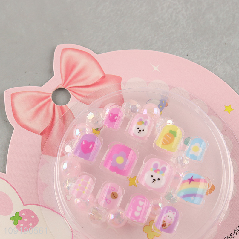 Good Quality Girls Press On Nails Short Artificial False Nails