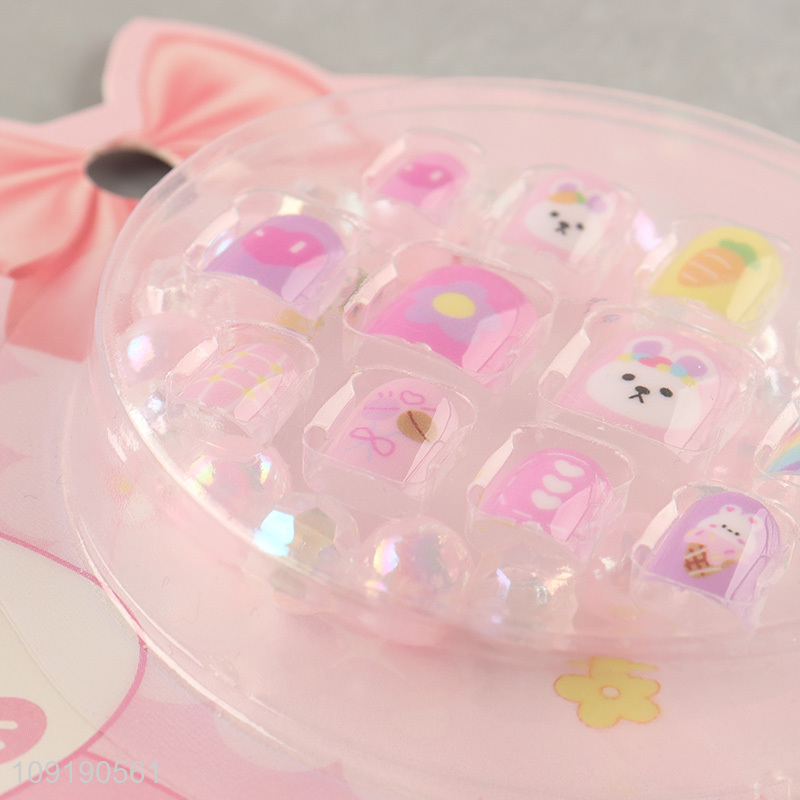 Good Quality Girls Press On Nails Short Artificial False Nails